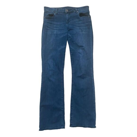 Kut From The Kloth Baby Boot Leg Dark Wash Mid Rise Jeans Women’s US Size 6 S - Picture 1 of 7